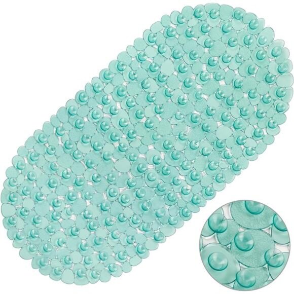 Bath Mats for Bathroom Tub 27x14 Inch,Bath Mat for Tub Feels Great on Tired - Picture 1 of 7